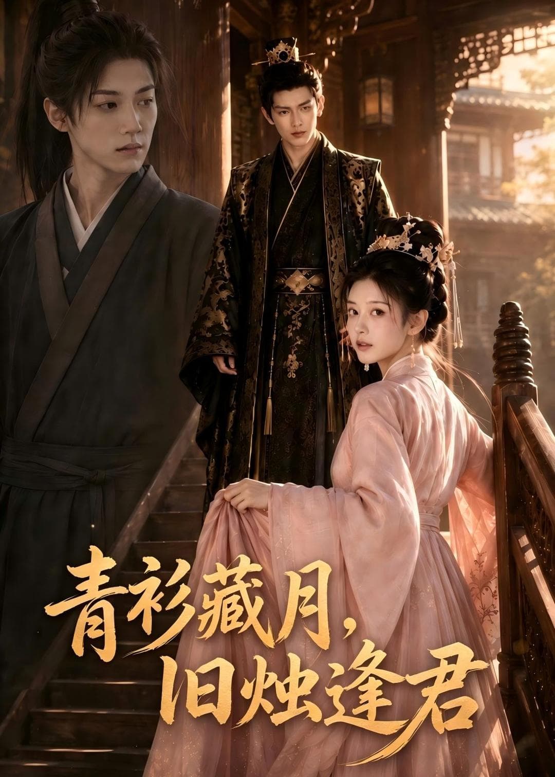 青衫藏月，旧烛逢君海报