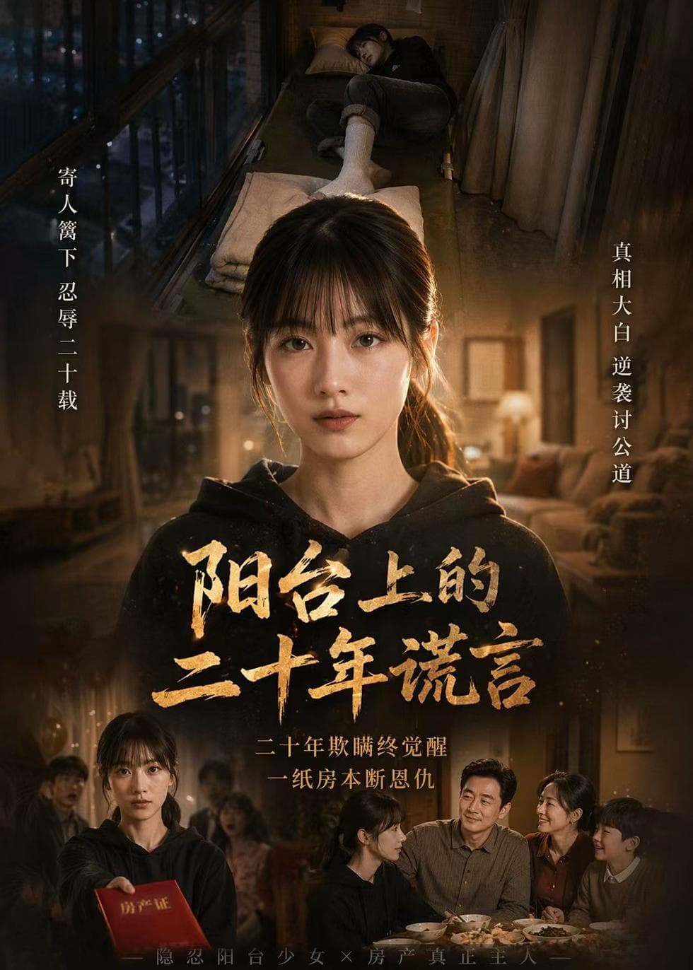 阳台上的二十年谎言海报