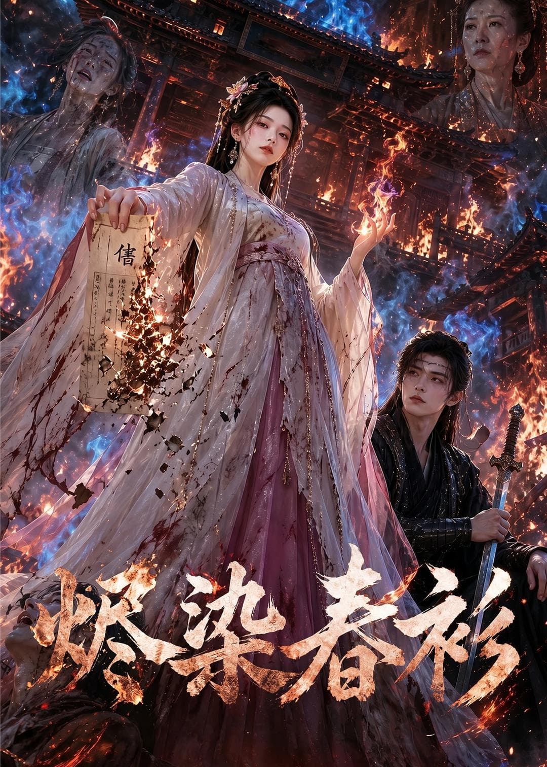 烬染春衫海报