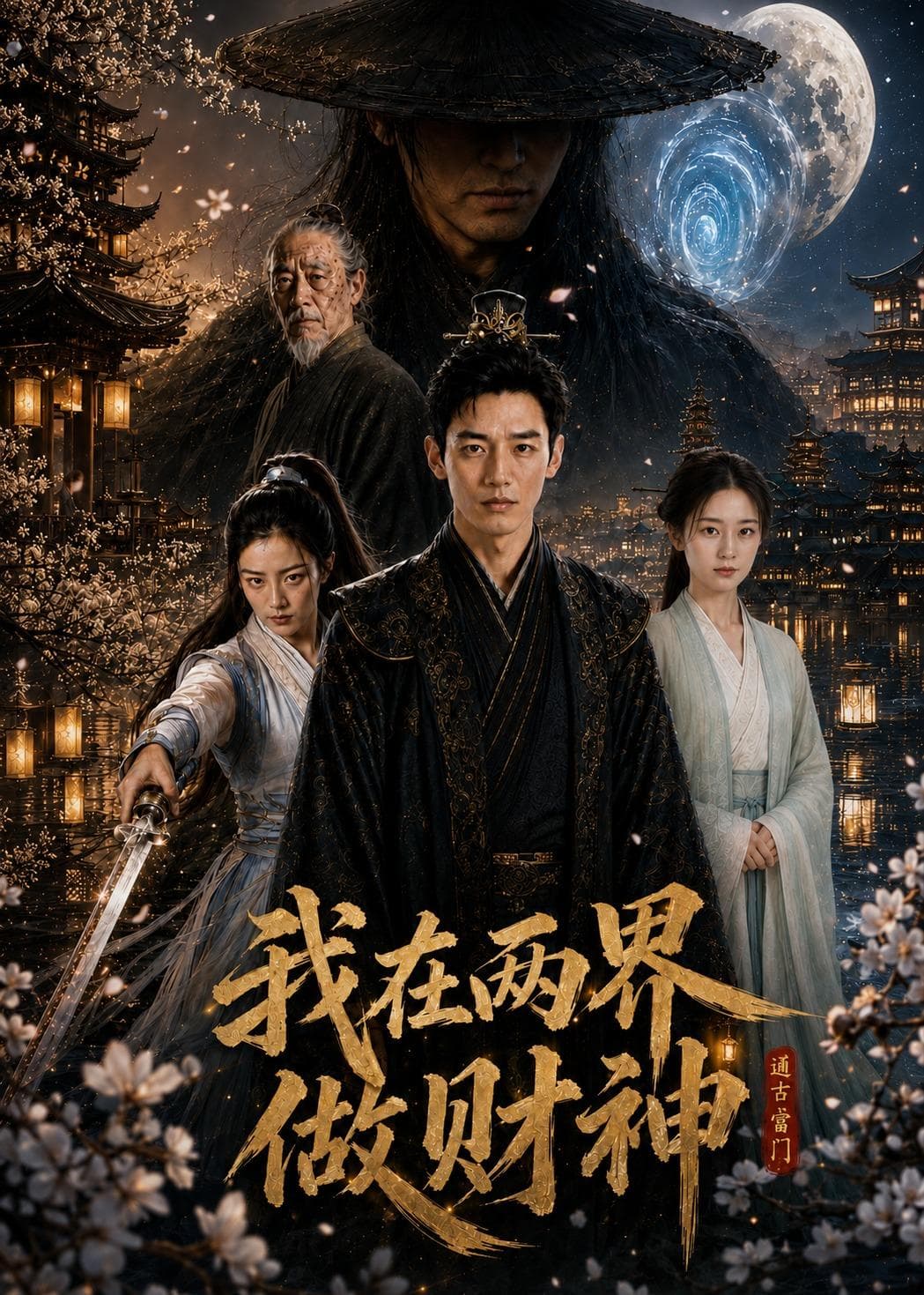 我在两界做财神海报