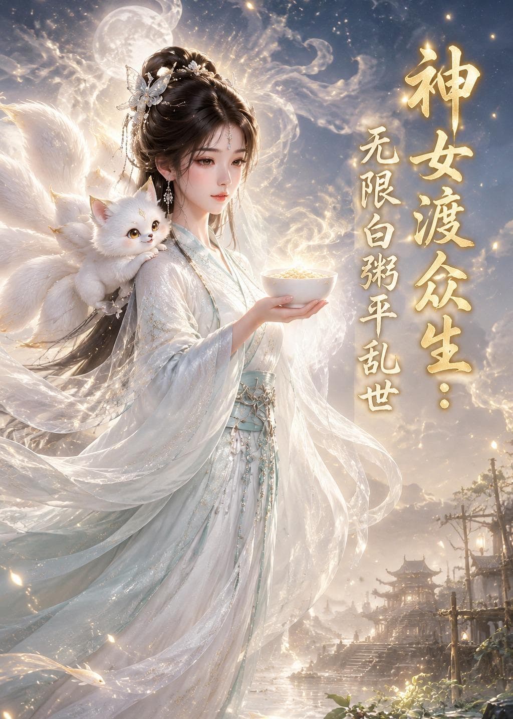 神女渡众生：无限白粥平乱世海报