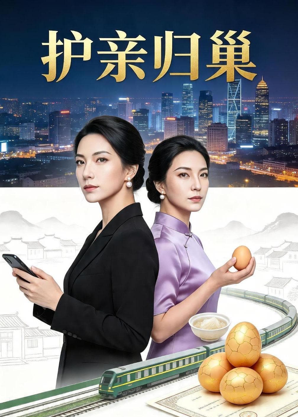 护亲归巢海报