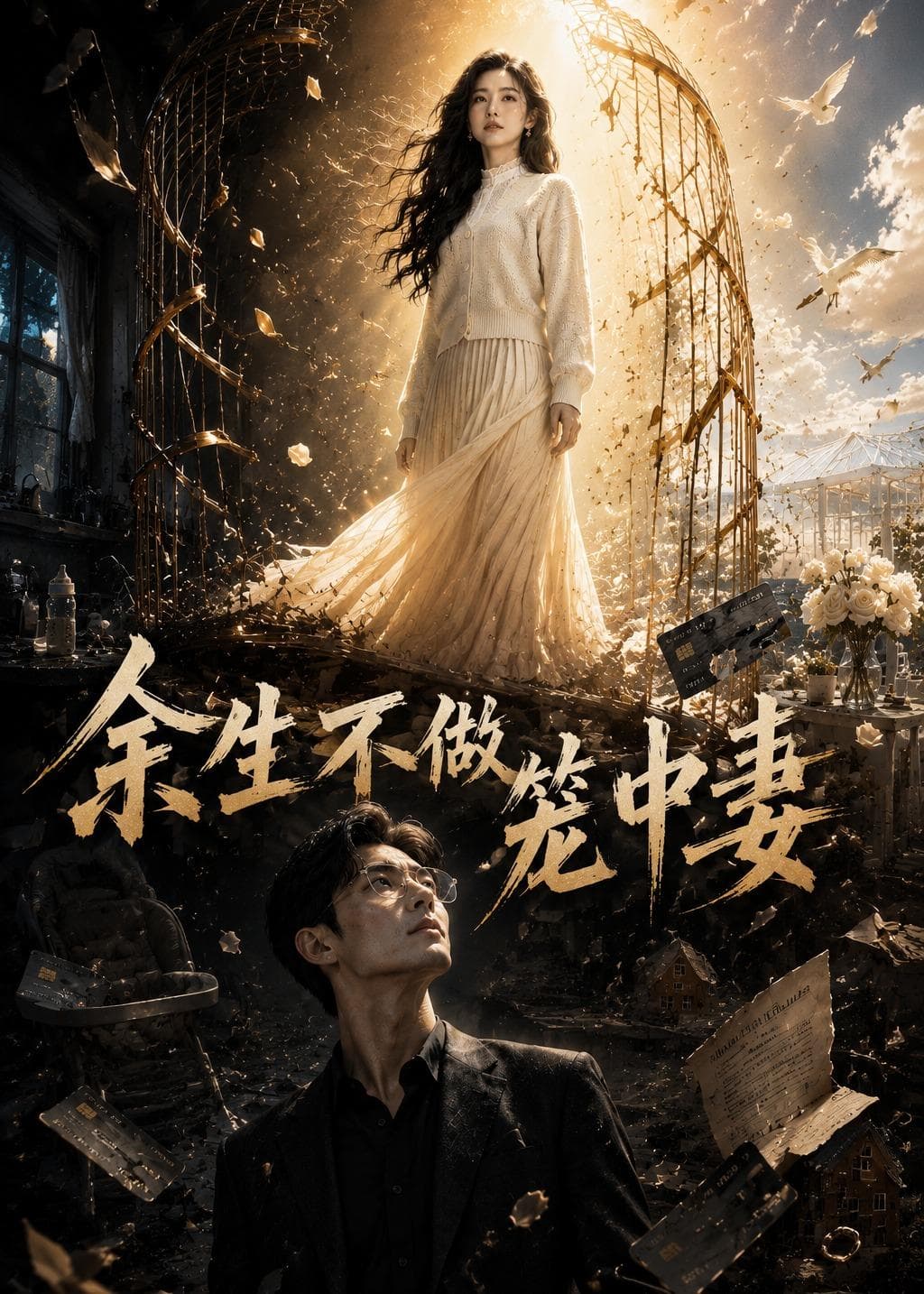 余生不做笼中妻海报