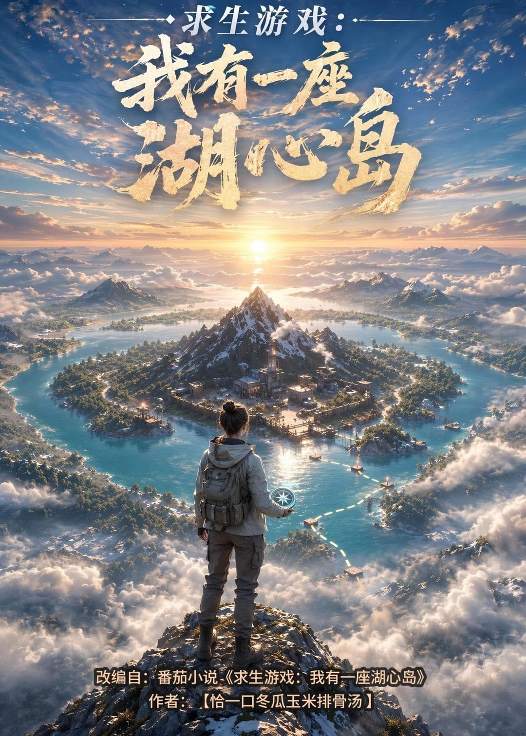 求生游戏，我有一座湖心岛海报