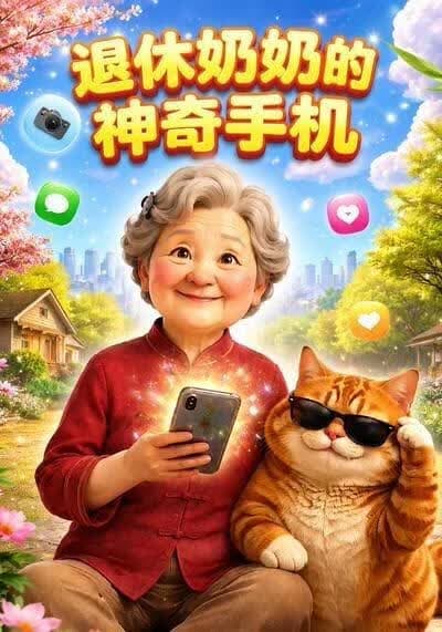 退休奶奶的神奇手机海报