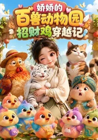娇娇的百兽动物园招财鸡穿越记海报
