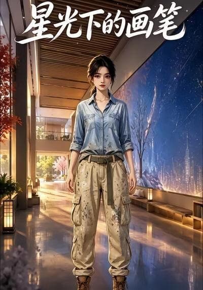 星光下的画笔海报