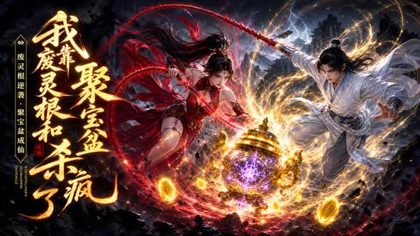 我靠废灵根和聚宝盆杀疯了海报