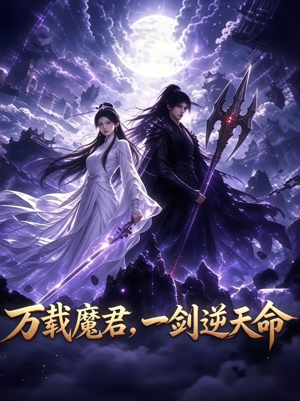 万载魔君,一剑逆天命海报