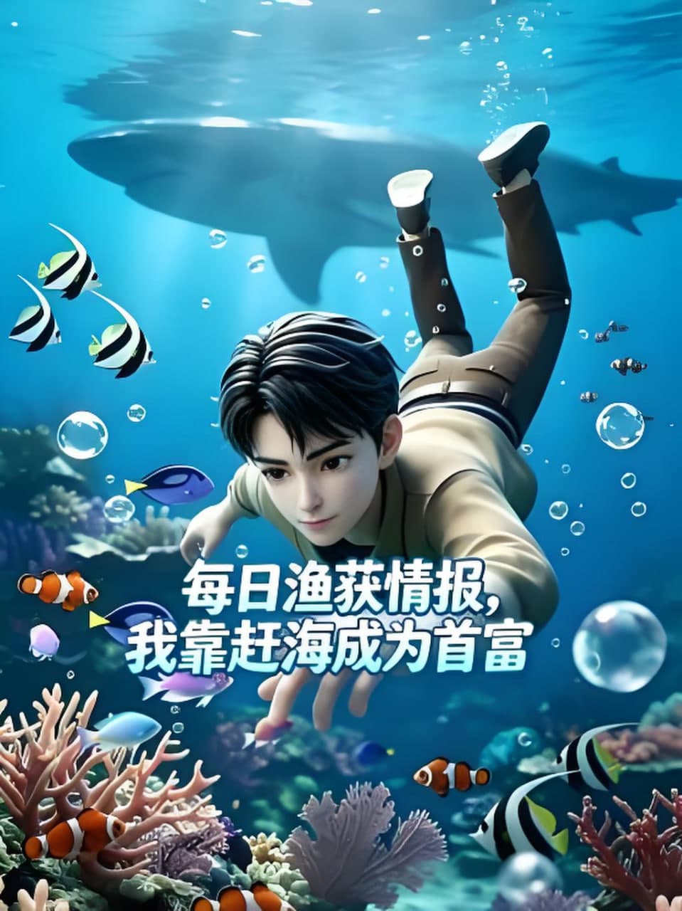 每日渔获情报,我靠赶海成为首富海报